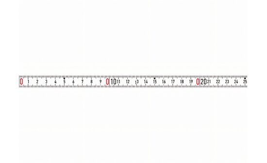 Ruban de mesure auto-adhésif X191 10m de droite a gauche HEDUE