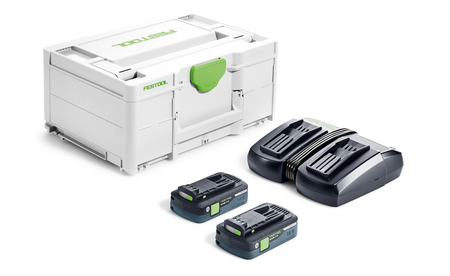 Festool Set énergie SYS3 18V 2x4,0/TCL6 DUO F-577109 1