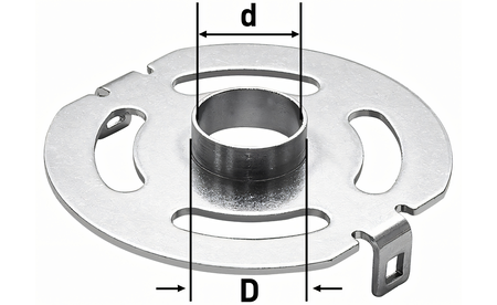 Bague de copiage KR-D 17,0/OF 1400 F-493315