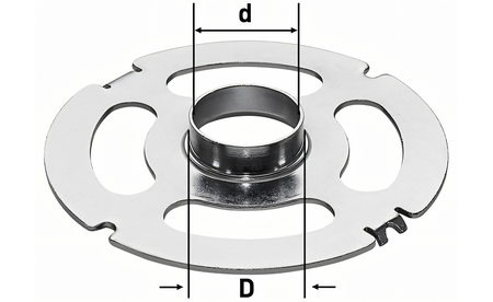 Bague de copiage KR-D 12,7/OF 2200 F-495339