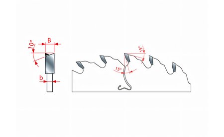 Lame de scie circulaire HM 250 x 3,2/2,2 x 30 mm, Z=40 FR-LU2A-1700 2