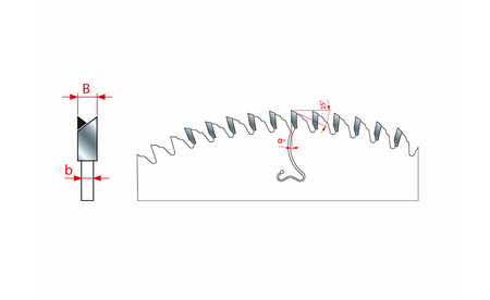 Lame de scie circulaire HM 190 x 2,5/1,8 x 30 mm, Z=48 FR-LU3A-0002 2