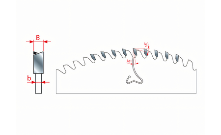 Lame de scie circulaire HM 200 x 2,95/2,5 x 30 mm, Z=64 FR-LU1I-0100 2