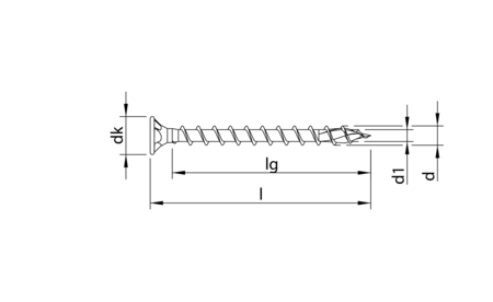 HECO-TOPIX-plus 3,5 x 40, tête fraisée, T-Drive, FT, A3K, 500 pcs. HC-62241 1