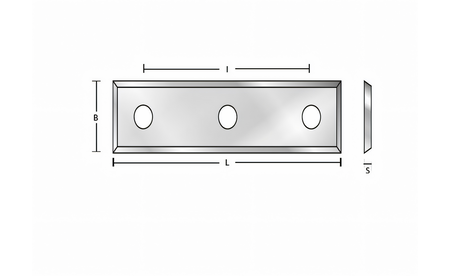 Couteau réversible HM 50 x 9 x 1,5 universel I-N012-50045