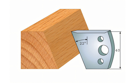 Paire de couteaux profilés 001 I-F026-001