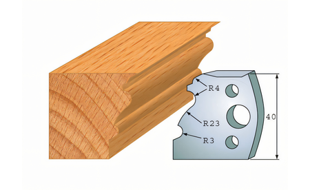 Paire de couteaux profilés 103 I-F026-103