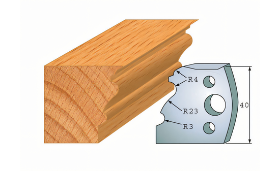 Paire de couteaux profilés 103 I-F026-103