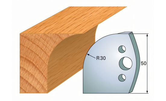 Paire de couteaux profilés 563 I-F026-563