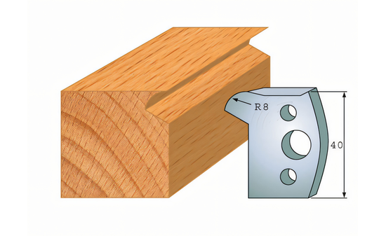 Paire de couteaux profilés 116 I-F026-116