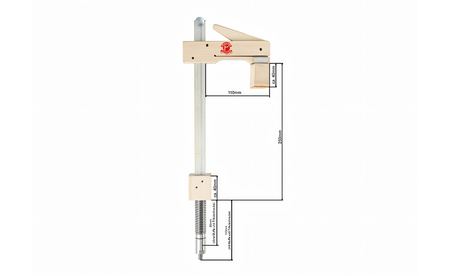 Serre-joint d'établi Adaptateur Basic 250/20 KL-AB-2520 5