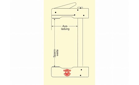 Serre-joint KLEMMSIA® 90° 400/110 KL-900040 3