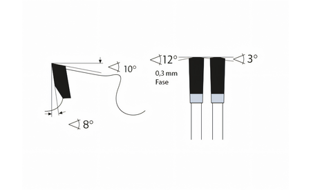 Lame de scie circulaire HM 250 x 2,2/1,8 x 30/25,4 mm, Z=60 K-107100-250-020 1