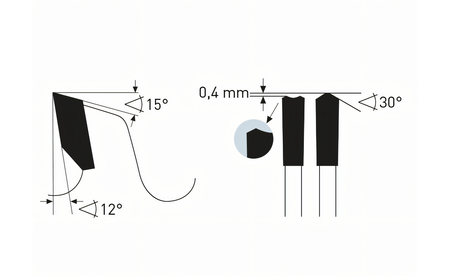 Lame de scie circulaire HM 200 x 2,8/1,8 x 30 mm, Z=48 K-111600-200-010 1