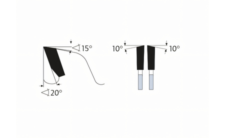 Lame de scie circulaire HM 300 x 3,4/2,2 x 30 mm, Z=24+R K-111235-300-010 1