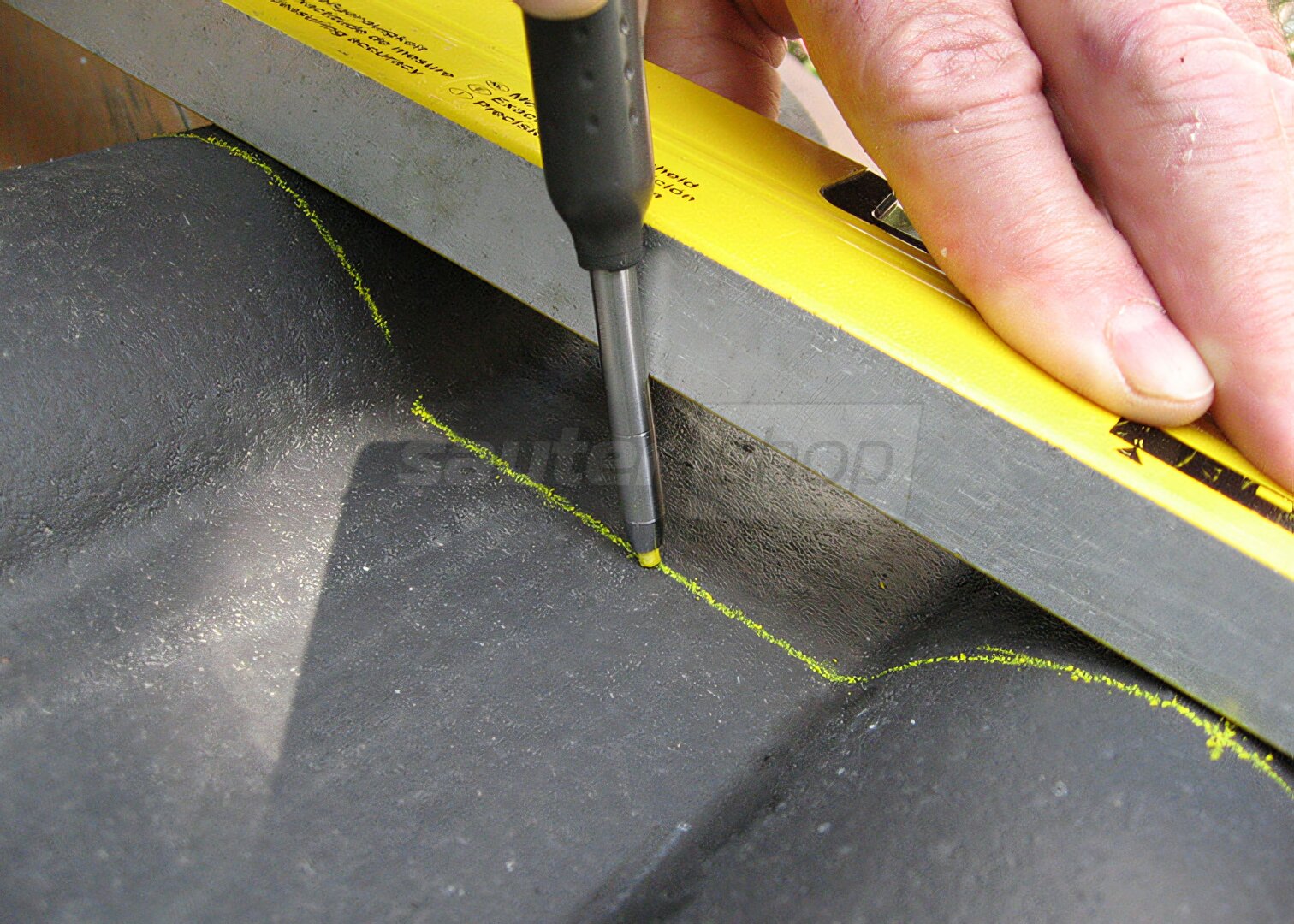 Pica DRY Longlife Marqueur de chantier automatique pour artisans  professionnels avec mine de graphite + 1 x 10 pièces de rechange H