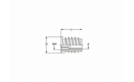 Manchon Rampa Type SKD330 M10 20mm 4p. RA-SKD330-1020X4 1