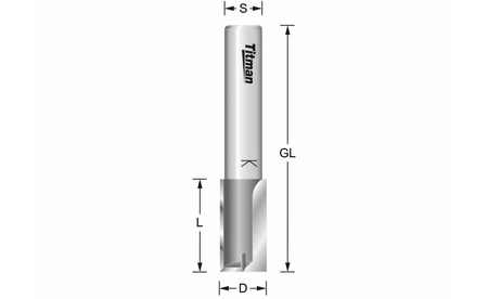 Fraise à rainurer Z2 M1835-8 TI-M1835-8 1