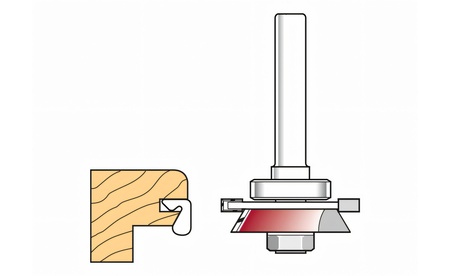 Fraises à rainurer HW pour joints de recouvrement TI-USD36-12