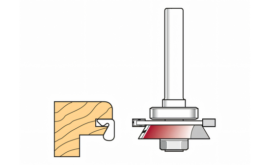 Fraises à rainurer HW pour joints de recouvrement TI-USD36-12