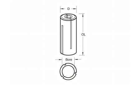 Douille de réduction T-CLT-SLV-1012 1