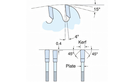 Lame de scie circulaire HM 160 x 2,2/1,6 x 20 mm, Z=48 TFZ T-CSB-PT16048 2