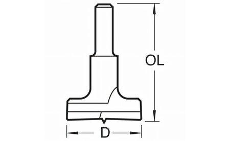 Foret pour charnière T-T420-35X8MMTC 1