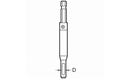 Foret de centrage et de ferrage 2 mm T-SNAP-DBG-5 1