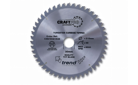 Lame de scie circulaire HM 250 x 3,0/2,0 x 30/25,4/20/16 mm, Z=72 T-CSB-CC25072