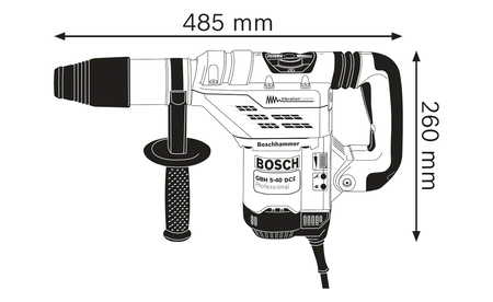 BOSCH GBH 5-40 DCE Professional Marteau perforateur avec SDS max B-0-611-264-000 2