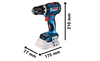 BOSCH GSB 18V-90 C Professional Perceuse-visseuse à percussion sans fil B-0-601-9K6-105 1