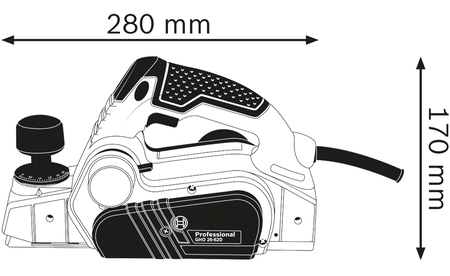 BOSCH GHO 26-82 D Rabot professionnel B-0-601-5A4-300 2