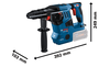 BOSCH GBH 18V-28 CF Professional Marteau perforateur sans fil avec SDS plus B-0-611-921-002 1