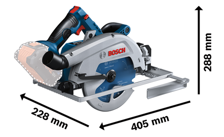 BOSCH GKS 18V-68 GC Professional Scie circulaire sans fil BITURBO B-0-601-6B5-130 1