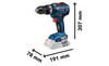 BOSCH GSB 18V-55 Professional Perceuse-visseuse à percussion sans fil B-0-601-9H5-304 1