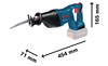 BOSCH GSA 18V-LI Professional Scie sabre sans fil B-0-601-64J-007 1