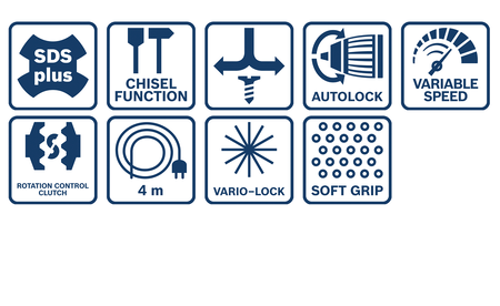 BOSCH GBH 2-26 F Professional Marteau perforateur avec SDS plus B-0-611-2A4-000 3