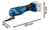 BOSCH GOP 18V-34 Professional Cutter multifonctions B-0-601-8G2-000 1