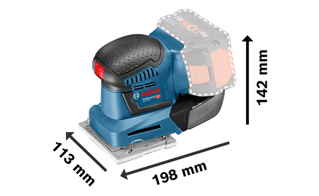 BOSCH GSS 18V-10 Professional Ponceuse orbitale sans fil B-0-601-9D0-202 1