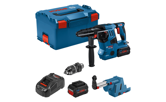 BOSCH GBH 18V-28 CF Professional Akku-Bohrhammer mit SDS plus B-0-611-921-003