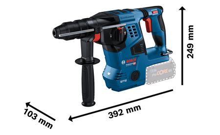 BOSCH GBH 18V-28 CF Professional Marteau perforateur sans fil avec SDS plus B-0-611-921-003 1