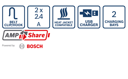 BOSCH GAA 18V-48 Professional Chargeur de batterie B-0-618-800-0L6 2