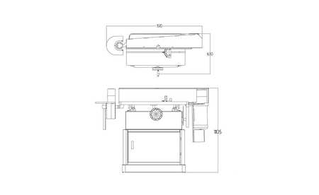 Ponceuse de chants Holzprofi Maker KSM2600 HP-M1-KSM2600 5