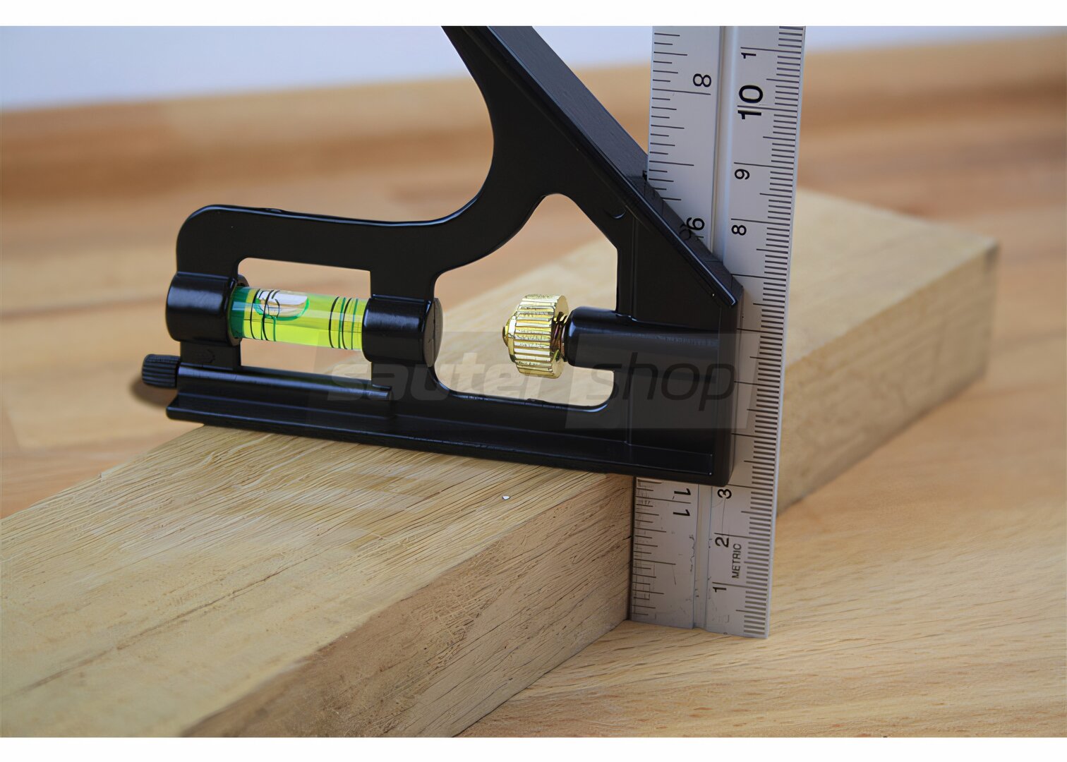 KLRStec® Équerre professionnelle combinée de 300mm - Équerre combinée  universelle précise en métal avec une butée de règle et un outil de traçage  - Outil de mesure professionnel : : Bricolage