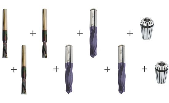 Fraise à rainurer réglable 5-9,5mm (Z=4+4) alésage 30mm - Ø120mm -  Tendotools