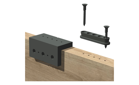 Gabarit de perçage pour douilles longues 15 de raccord à clavette KV-B-002-15 3