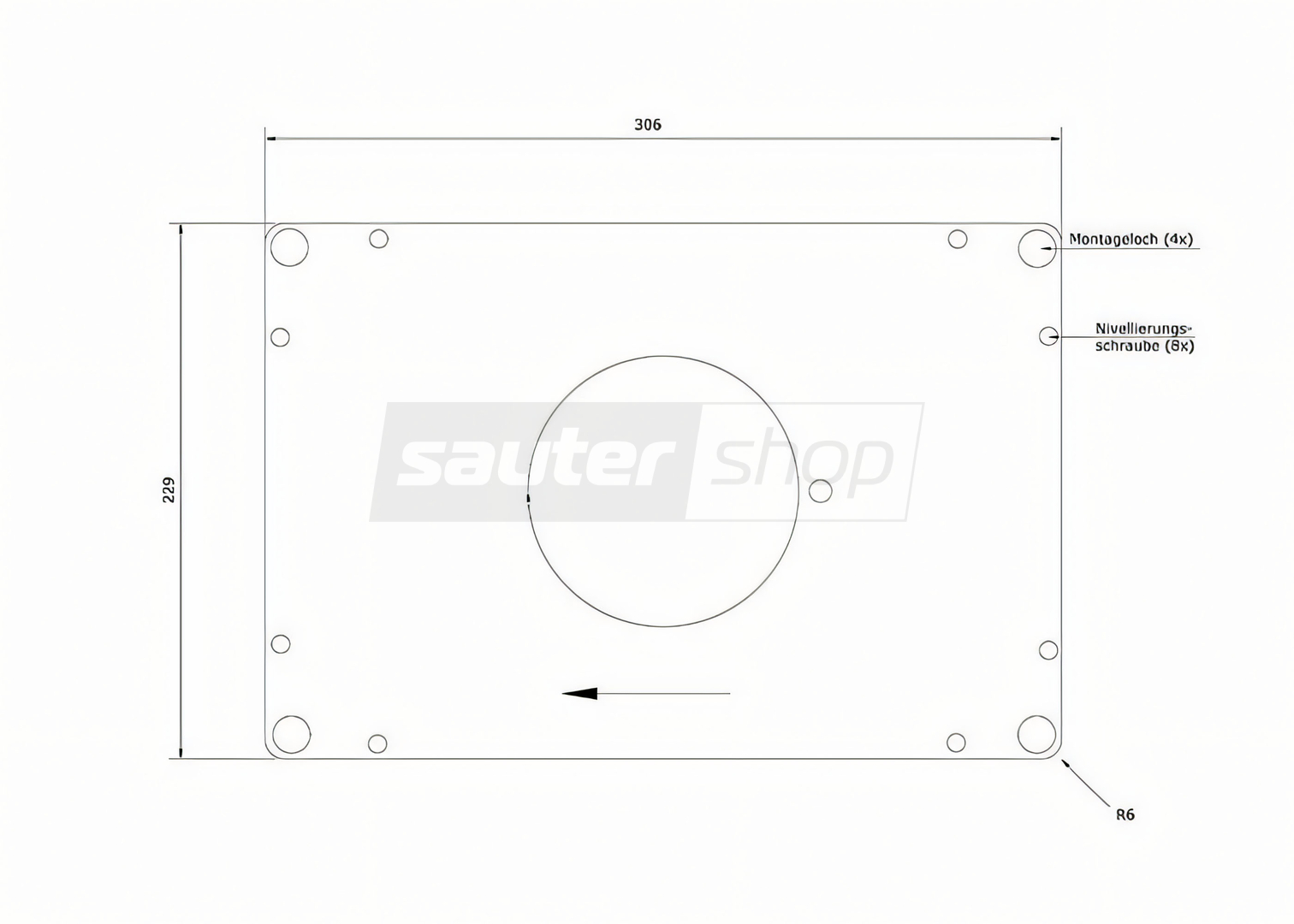 sauter Plaque d'insertion ELP2.0K pour Triton