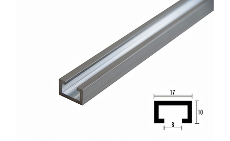 3x rail profilé en aluminium 1000 mm & fraise conique SET-3X1000-ELOX 1 | © sauter GmbH