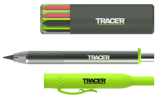 Set de crayons de chantier TRACER Pro TOUGH dans un étui TR-ATPK1-PRO