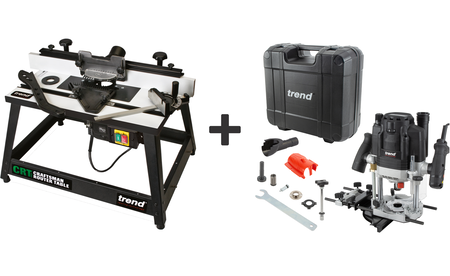 Frästisch Trend CRT-MK3 mit Oberfräse T8EK SET-CRT-T8EK